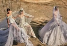 Οι νυφικές δημιουργίες του οίκου Celia Kritharioti στην βρετανική Vogue